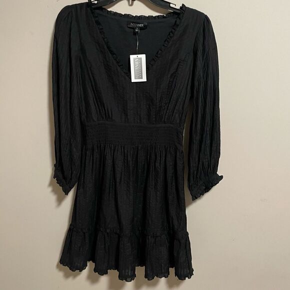 NWT INTERMIX Darcy Eyelet Silk Cotton Blend Dress- Size 2